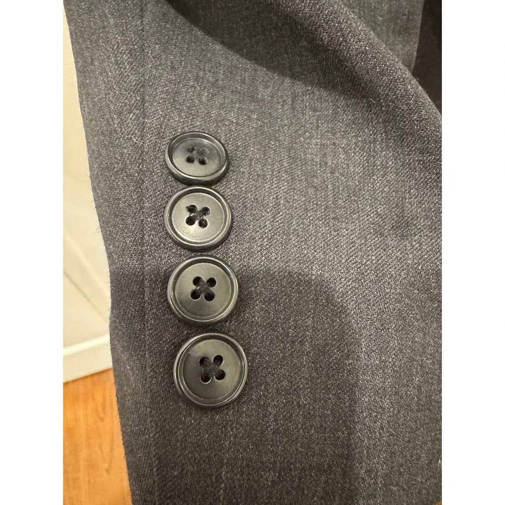 Claiborne Men's NWT Charcoal Gray Wool Blend‎ Suit Jacket Blazer 42L